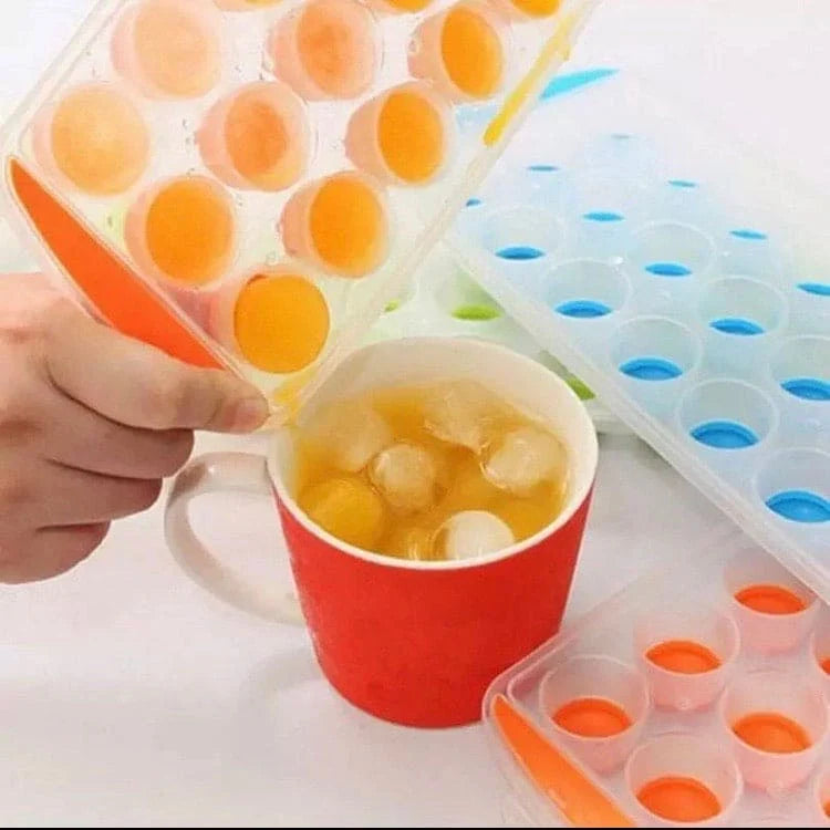 Long Strip 10 Grid Pop-Up Ice Cube Tray
