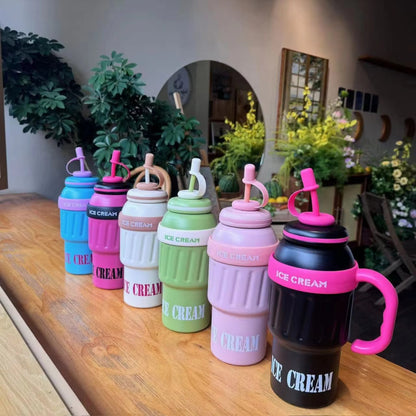 Housential 1000ml Ice-Cream Vacuum Tumbler (Premium Quality)