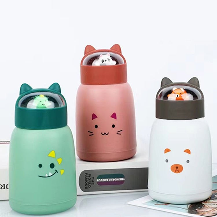 Housentia 360ml Animal-Design Water Bottle | Cute Kids & Travel Bottle