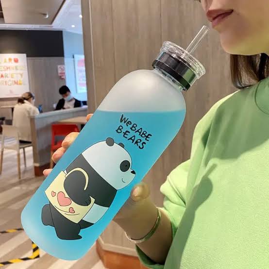 Bear Bottle 1000ML with Double Cap