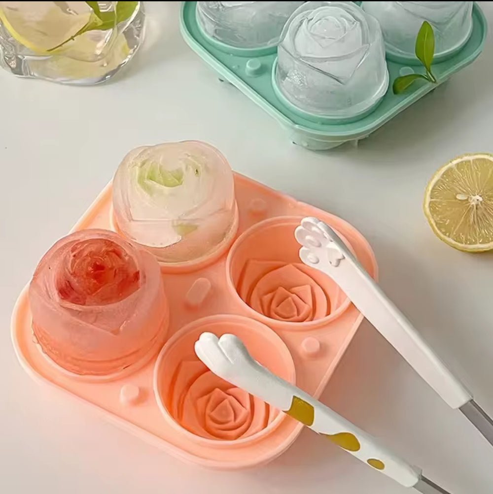 Silicone Rose Ice Mold