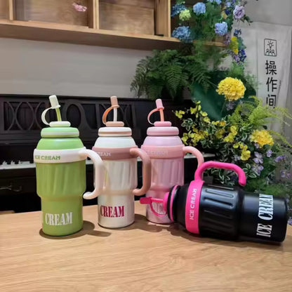 Housential 1000ml Ice-Cream Vacuum Tumbler (Premium Quality)