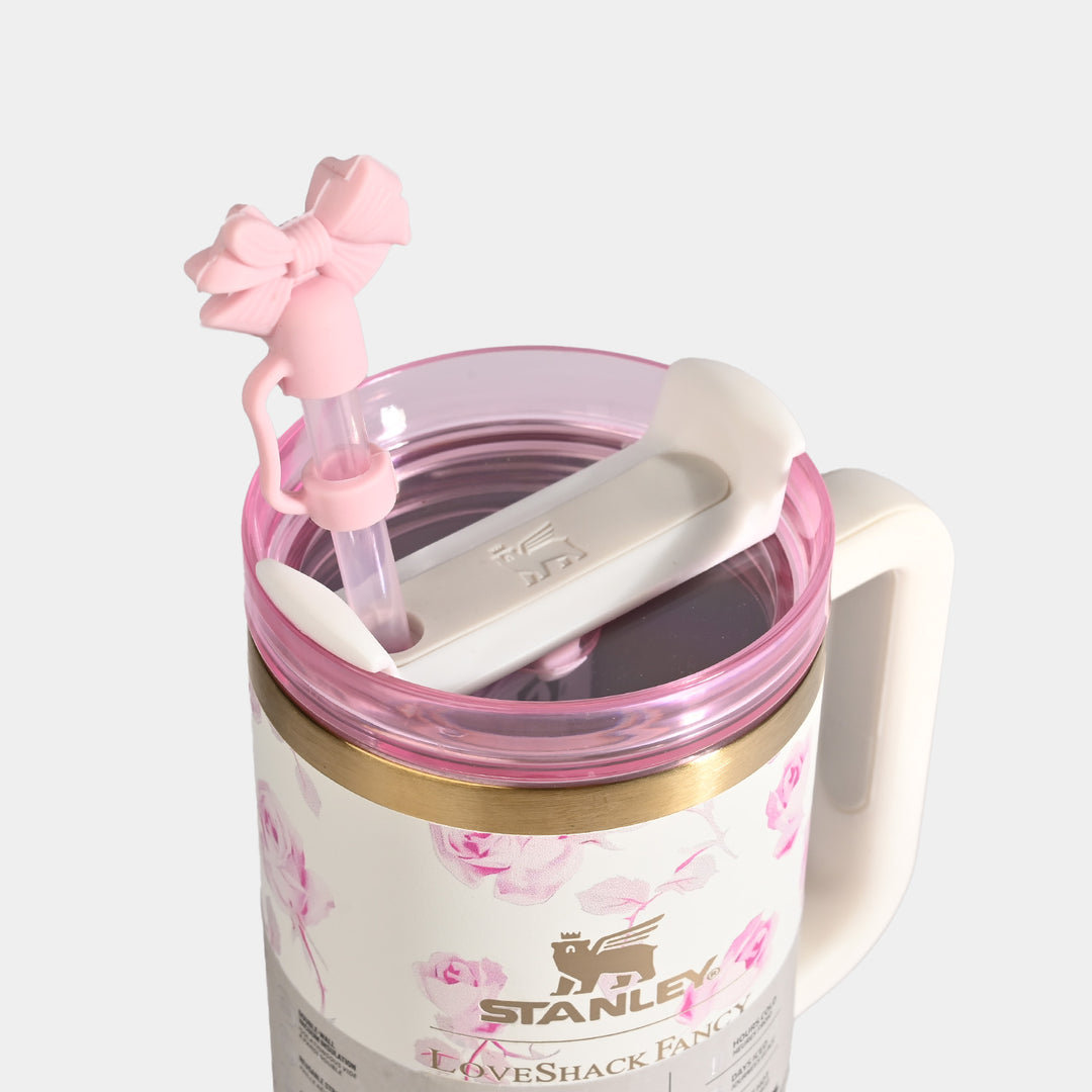 Housential Floral Design Stainless Steel Tumbler – 40oz / 1200ml (Box Packing)