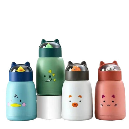 Housentia 360ml Animal-Design Water Bottle | Cute Kids & Travel Bottle