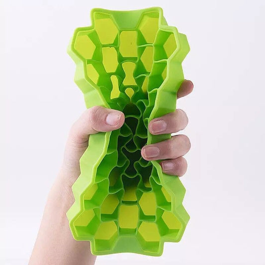 Honeycomb Ice Cube Tray With Lid