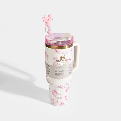 Housential Floral Design Stainless Steel Tumbler – 40oz / 1200ml (Box Packing)