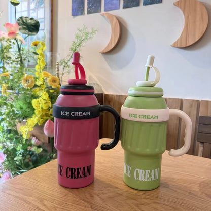 Housential 1000ml Ice-Cream Vacuum Tumbler (Premium Quality)