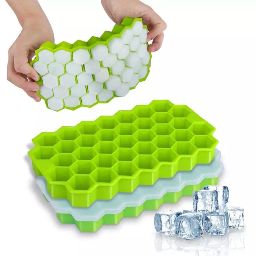 Honeycomb Ice Cube Tray With Lid