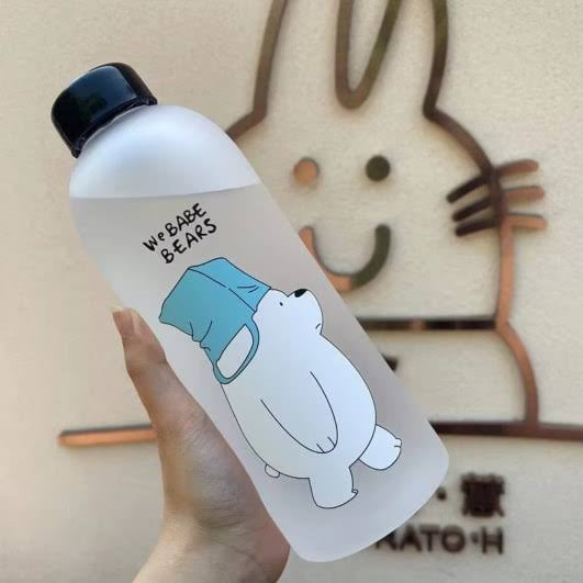 Bear Bottle 1000ML with Double Cap