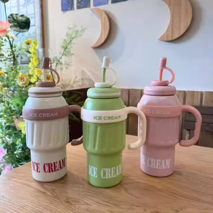 Housential 1000ml Ice-Cream Vacuum Tumbler (Premium Quality)