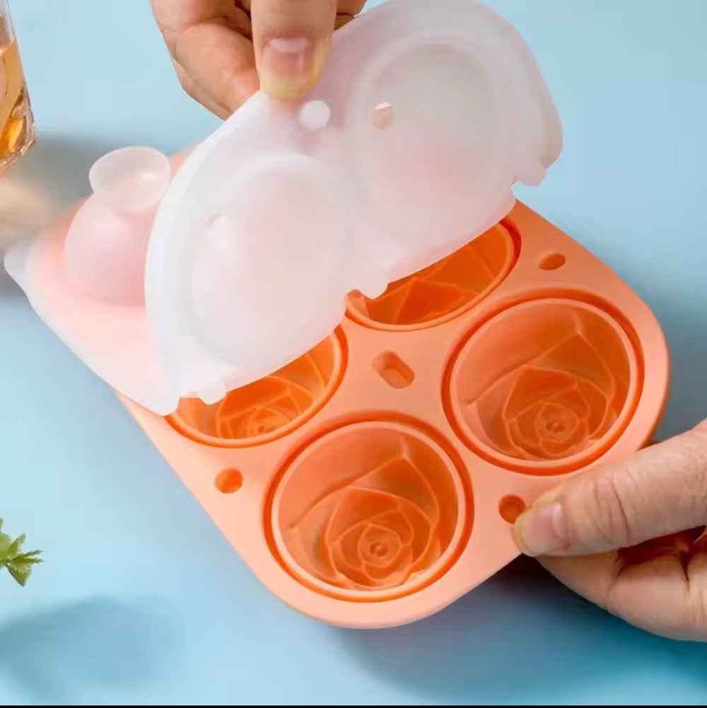 Silicone Rose Ice Mold