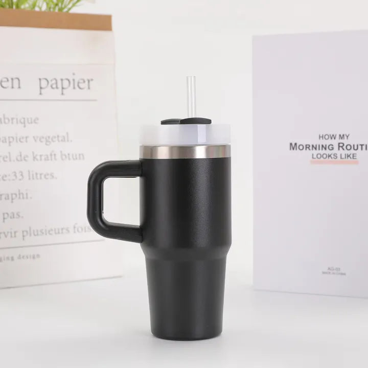 Cute Portable Mini Tumbler with Handle | Insulated Thermal Cup – Housentia