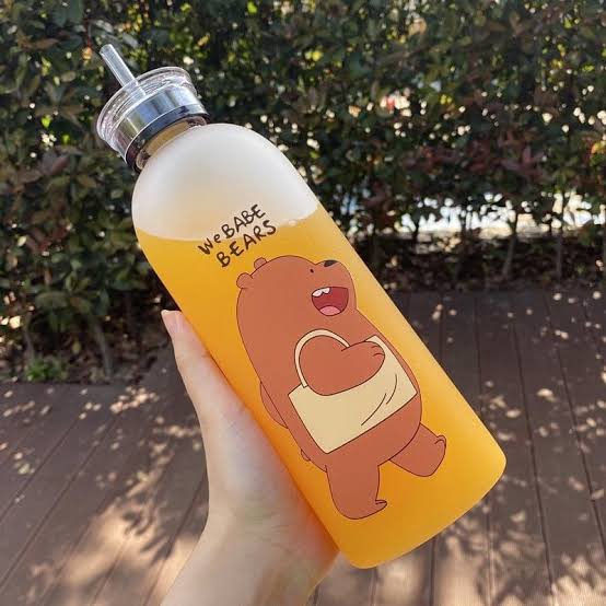 Bear Bottle 1000ML with Double Cap