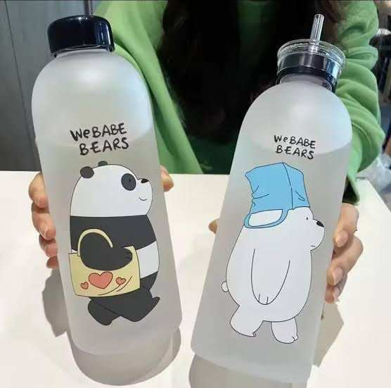 Bear Bottle 1000ML with Double Cap