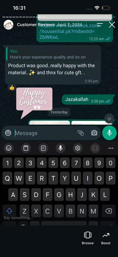 Customer review 34