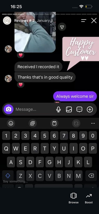 Customer review 40